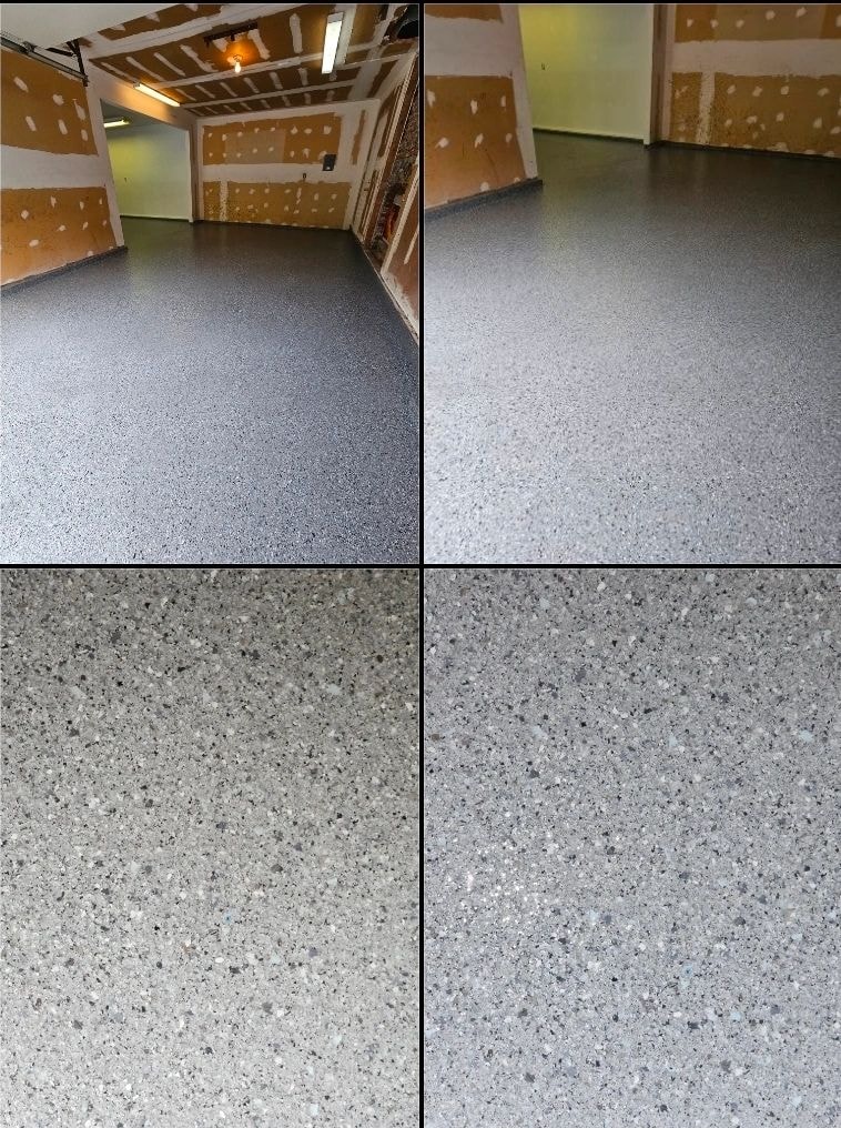 Garage renovation before and after